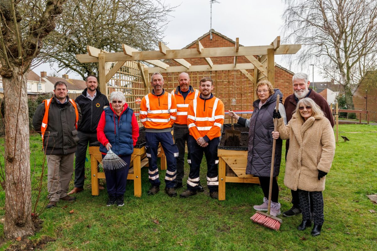 New communal garden for Earls Barton scheme demonstrates positive contribution featured image